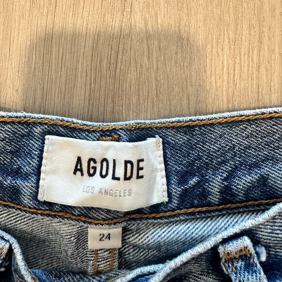 AGOLDE 90s Straight Leg Midwash Jean - Picture 2 of 3